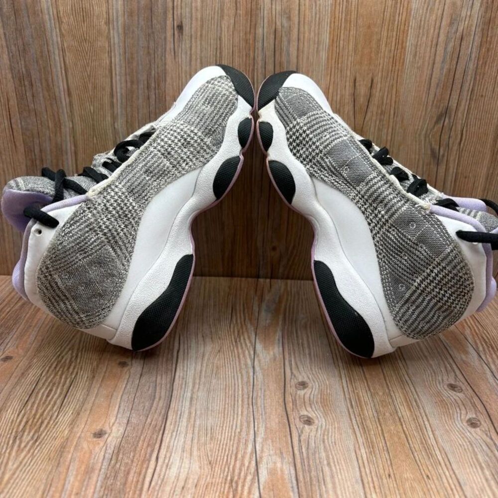 Nike Air Jordan 13 Retro Preschool PS Houndstooth Kids Black Lilac-White 12C - Picture 6 of 8